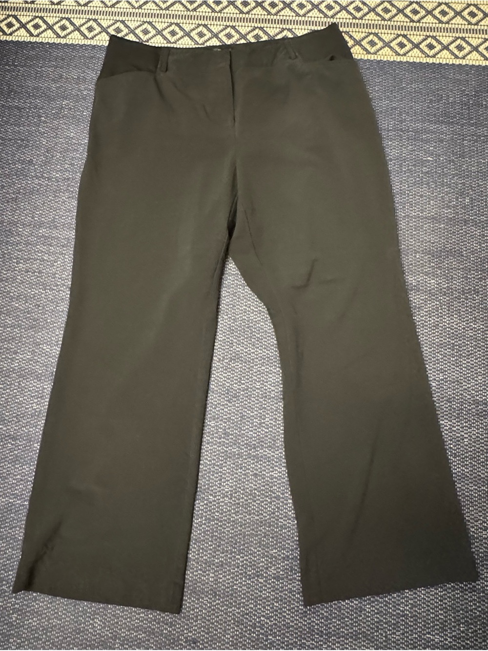 Style & Co. Black Wide-Leg Trousers